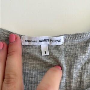 James Perse gray tank